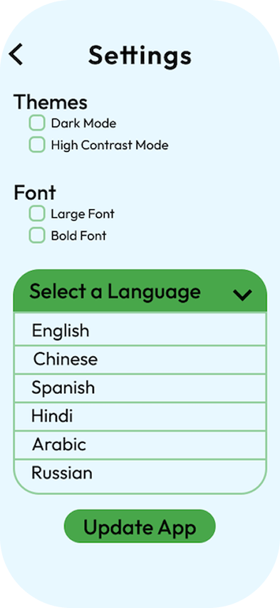 Ethical Eater Settings